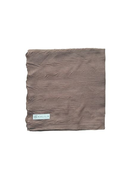 Kalila Pliseli Eşarp Sütlü Kahve