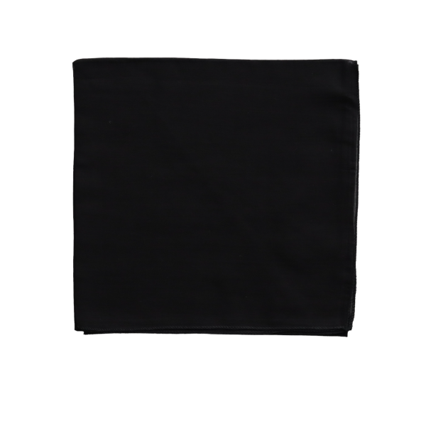 İnce Pamuk Vual %100 Pamuk Kare Siyah (E)