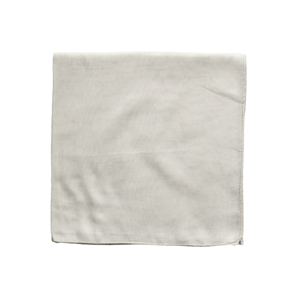 İnce Pamuk Vual %100 Pamuk Kare Krem (E)