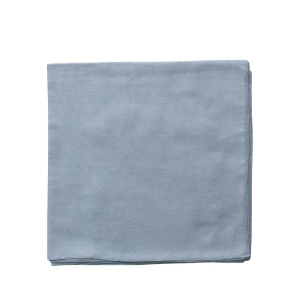 İnce Pamuk Vual %100 Pamuk Kare Gri (F)