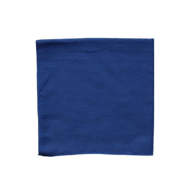 İnce Pamuk Vual %100 Pamuk Kare Açık Lacivert (F)