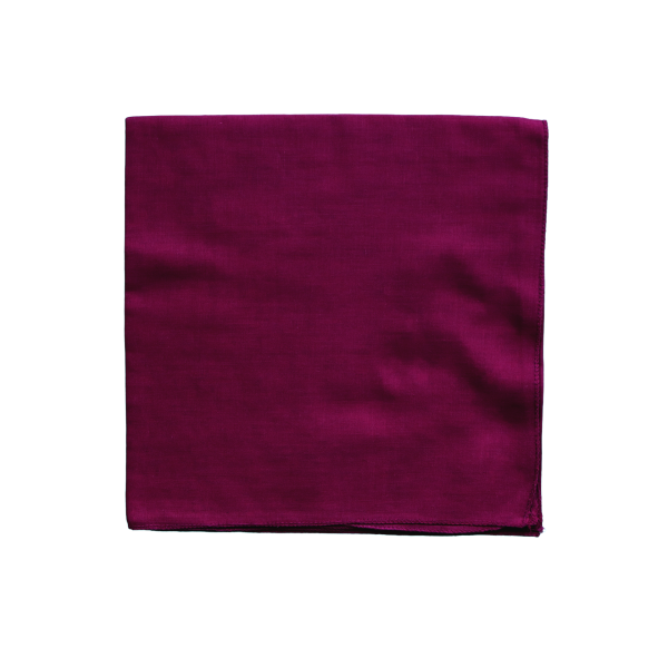 İnce Pamuk Vual %100 Pamuk Kare Koyu Bordo (F)