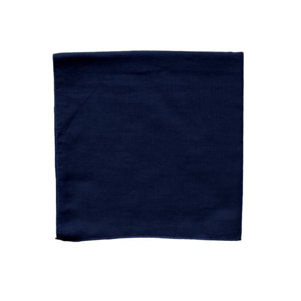 İnce Pamuk Vual %100 Pamuk Kare Lacivert (F)