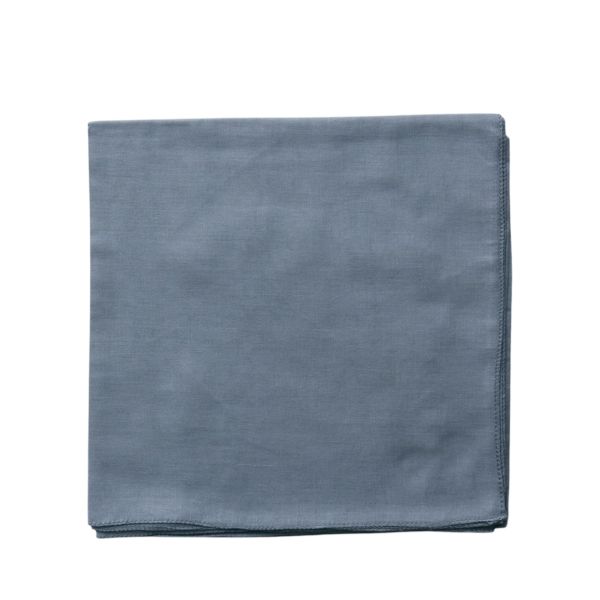 İnce Pamuk Vual %100 Pamuk Kare Koyu Gri (F)