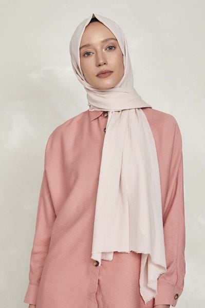 Organik Boyalı %100 Pamuk Şal Pudra