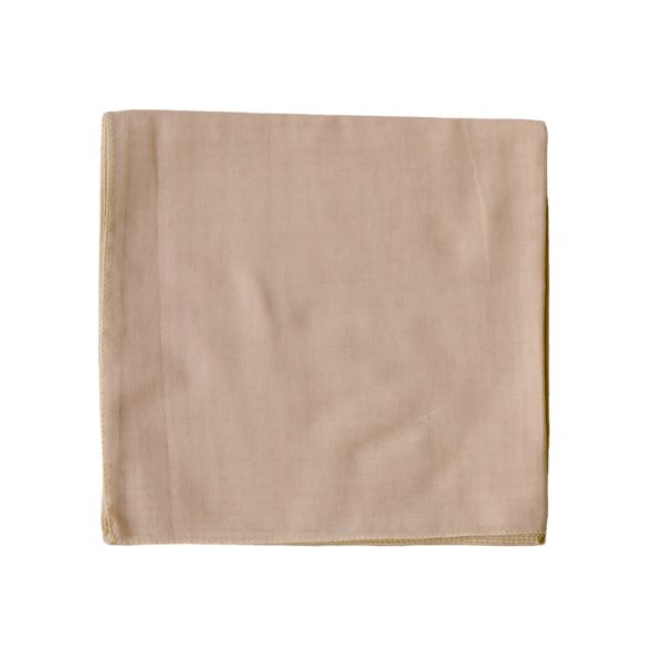 İnce Pamuk Vual %100 Pamuk Kare Sütlü Kahve (F)