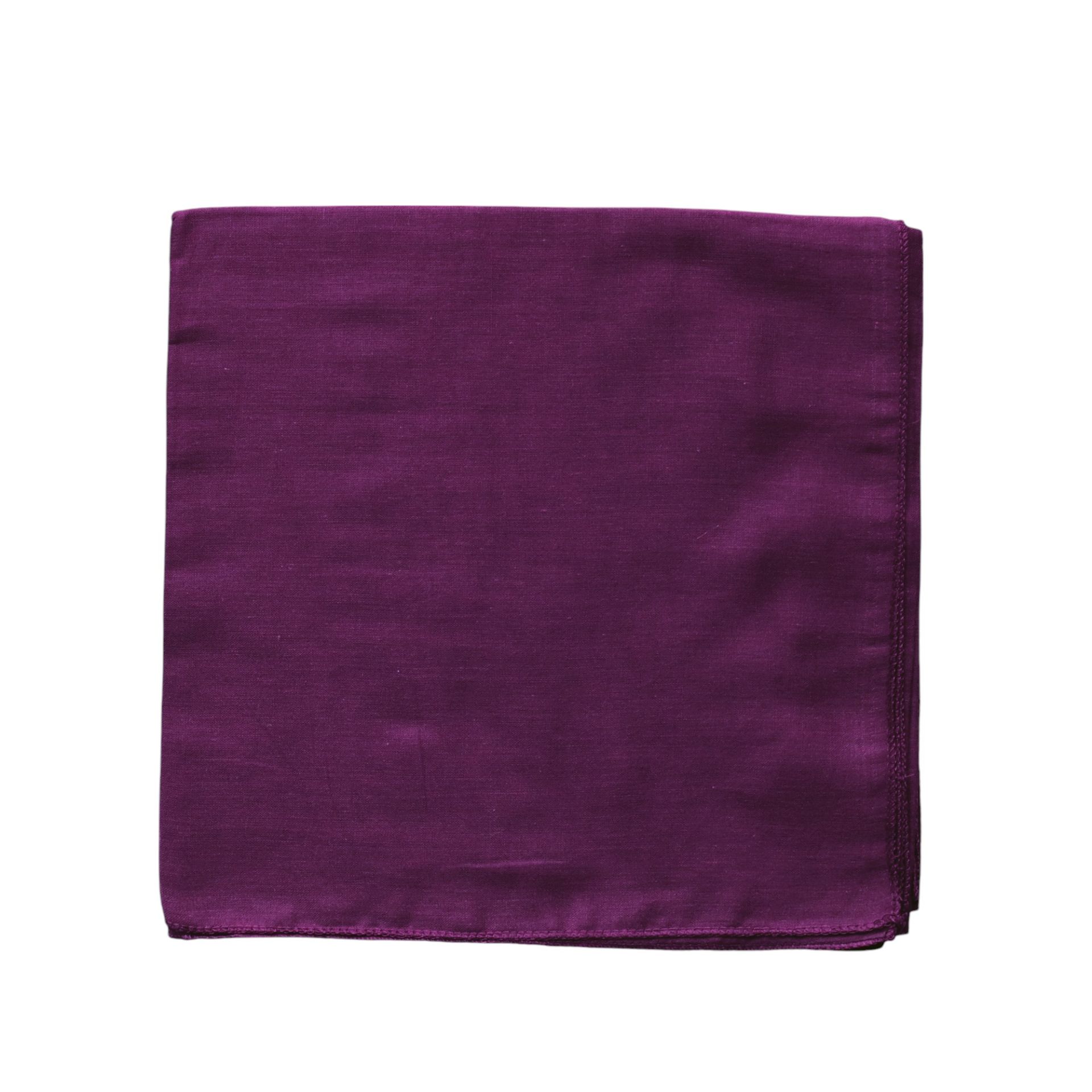 İnce Pamuk Vual %100 Pamuk Kare Patlıcan Moru (F)