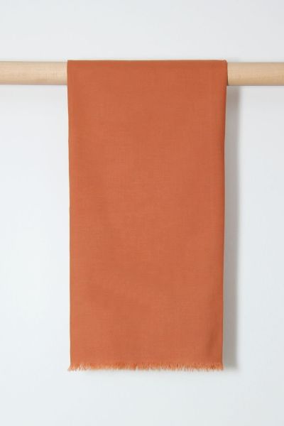 Kalila Vual Şal %100 Pamuk Turuncu
