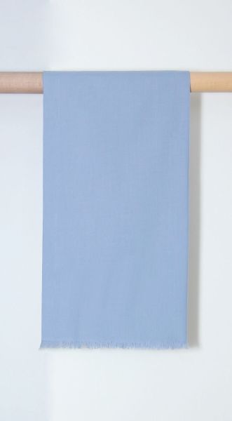 Kalila Vual Şal %100 Pamuk Açık Mavi