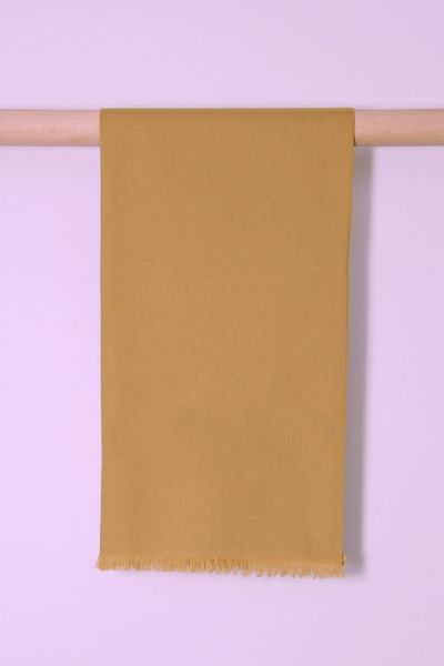 Kalila Vual Şal %100 Pamuk Hardal Sarısı