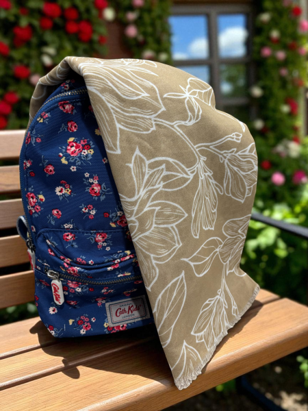 Firuze Serisi Düz Desenli Şallar %100 Pamuk Vizon