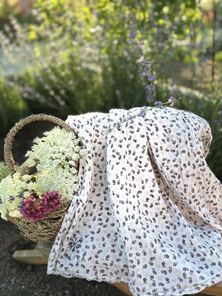 OUTLET İnce Desenli Şallar %100 Pamuk Çiçek Desen