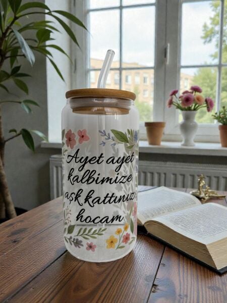 Hocam Pipetli Cam Bardak