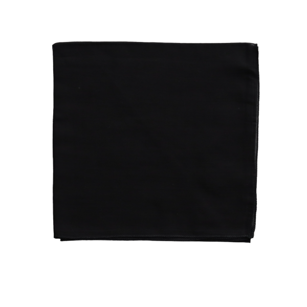 İnce Pamuk Vual %100 Pamuk Kare Siyah 140*140cm