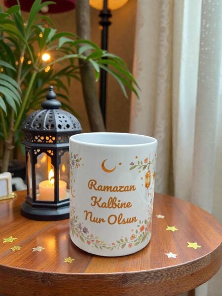 Ramazan Kalbine Nur Olsun İsme Özel Kupa