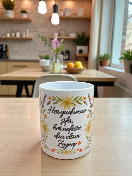 Her Yudum Şifa İsme Özel Kupa