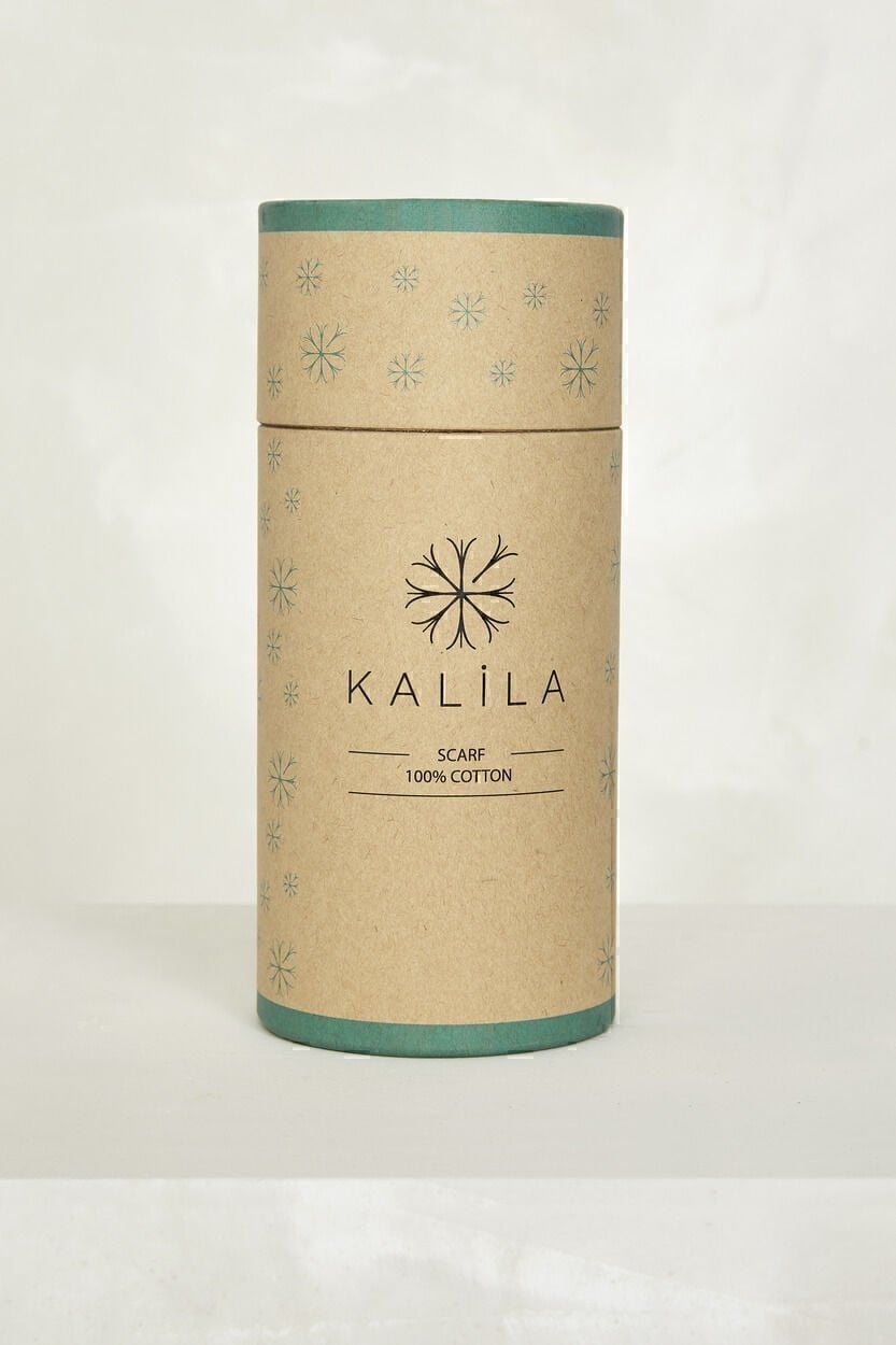 Naura Saf Pamuk Şal Adaçayı Yeşili (%100 Pamuk)