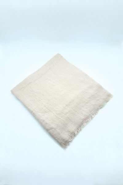 Kalila Bambu Kraş Şal Krem