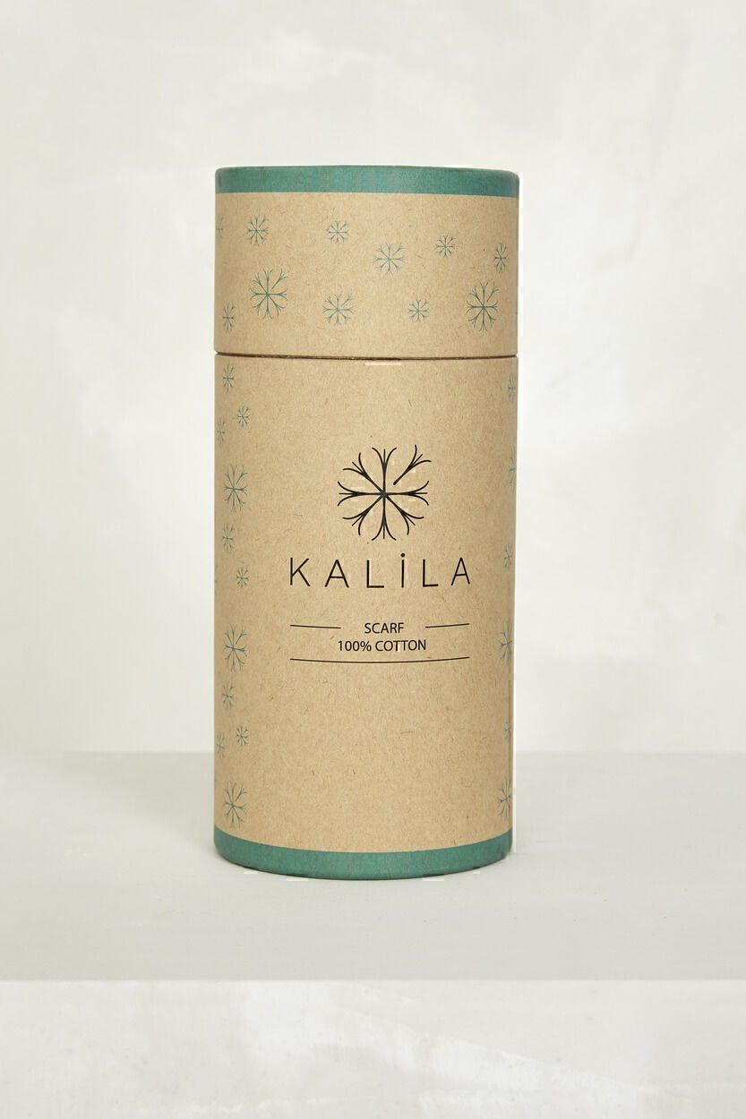 OUTLET Naura Saf Pamuk Şal Gri (%100 Pamuk)