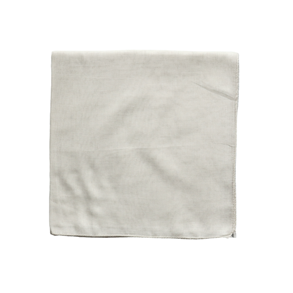 İnce Pamuk Vual 140*140cm Büyük Boy Kare Krem %100 Pamuk