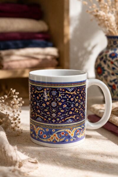 Geleneksel Motifli Tasarım Kupa